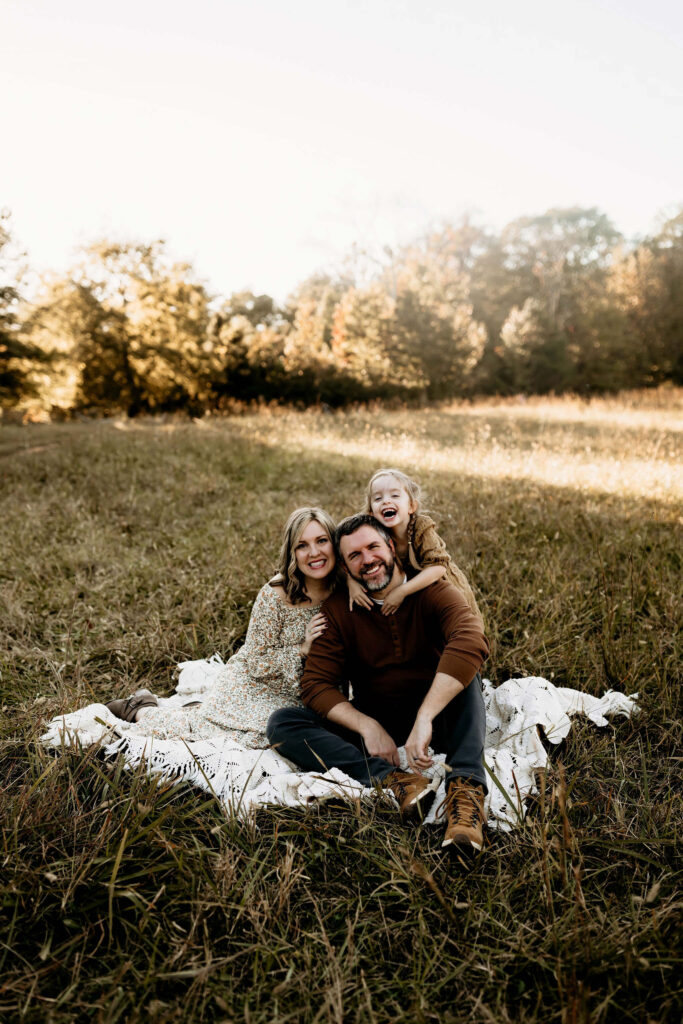 Family in Marietta GA taking photos